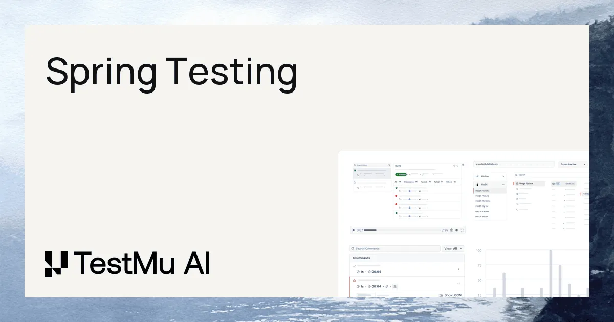 Spring Testing title card