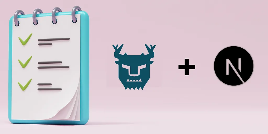 A todo list icon next to the Turso and Next.js logos